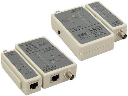  Зображення Тестер для локальной сети Cablexpert RJ45, RG58 кабелей NCT-1 