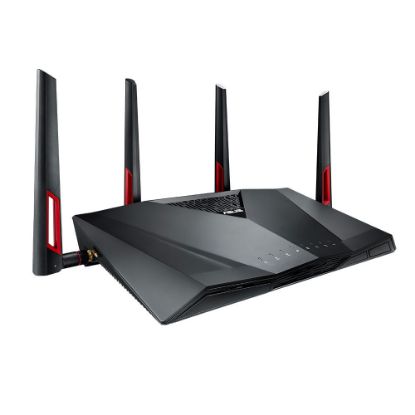  Зображення Бездротовий маршрутизатор Asus RT-AC88U (AC3100 8x1G LAN, 1x1G WAN, 1xUSB 2.0, 1xUSB 3.0 , 2 зовнішн 