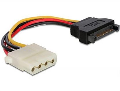  Зображення Кабель питания (MOLEX) F to SATA Gembird (CC-SATA-PS-M) 15см 