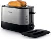  Зображення Тостер  Philips Viva Collection, 1050Вт, пластик+ метал, чорний+нерж 