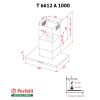  Зображення Витяжка Perfelli T 6612 A 1000 I LED 