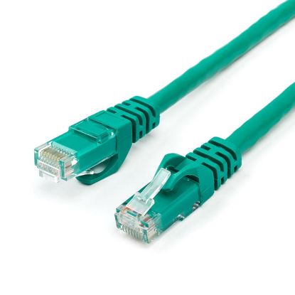  Зображення Патч-корд Atcom Cat.6e UTP RJ45 0.5m зелений, CU, мідь (9501) 