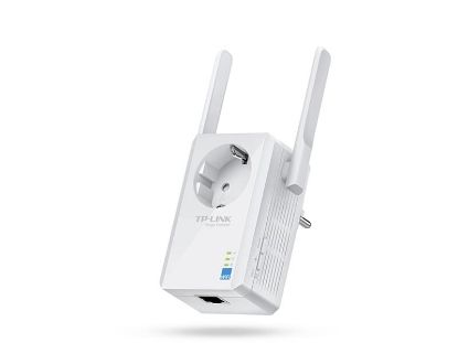  Зображення Повторювач Wi-Fi сигналу TP-LINK TL-WA860RE N300 1хFE LAN ext. ant x2 розетка 