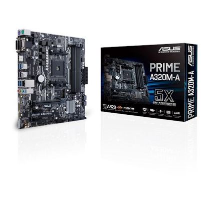  Зображення MB Asus PRIME A320M-A (A320/sAM4/2xDDR4 3200(OC)/1xPCIе x16/2xPCIе x1/1x M.2 Socket 3/4xSATA3/RAID 0,1,10/GLan/D-Sub, DVI, HDMI, 4xUSB3.1, 2xUSB3.0/Audio 8Ch/mATX)) 