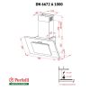  Зображення Витяжка Perfelli DN 6672 A 1000 W/I LED 