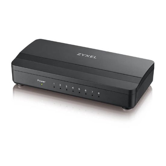  Зображення Комутатор Zyxel GS-108S v2 (8xGE, пластик. корпус)) 