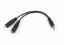  Зображення Аудіо-кабель Cablexpert Jack 3.5mm M to 2 x Jack 3.5mm F 0.1m (CCA-415-0.1M) 