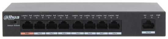  Зображення Комутатор Dahua PFS3009-8ET-96 