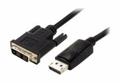  Зображення Кабель монитора 1.8м DVI-DisplayPort Atcom (9504) 2-мя феритами 1080P чорний 
