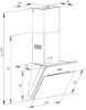  Зображення Витяжка Pyramida NR-MG 60 M BL 