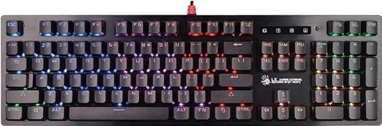  Зображення Клавіатура A4Tech Bloody B820R Red SW Ukr Black USB 