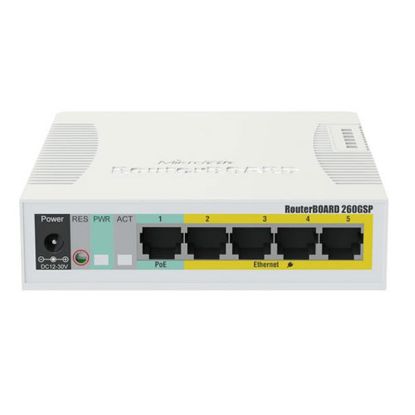  Зображення Комутатор MikroTik Cloud Smart Switch RB260GSP 