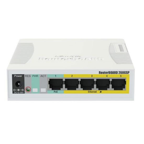  Зображення Комутатор MikroTik Cloud Smart Switch RB260GSP 
