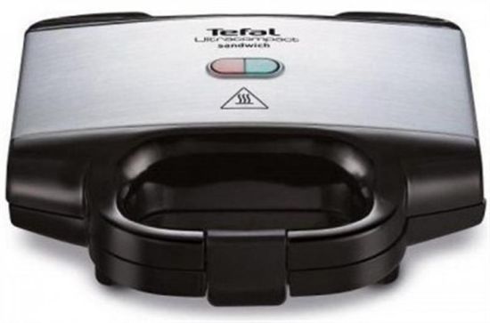  Зображення Сендвічмейкер Tefal Ultracompact Ultracompact, 700Вт, корпус-пластик, чорно-сріблястий 