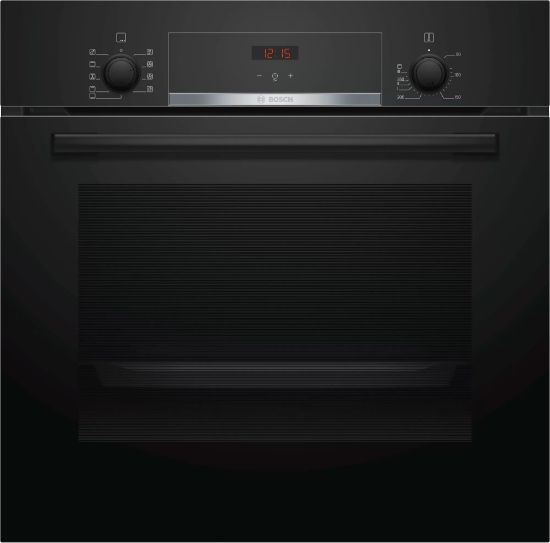  Зображення Духова шафа Bosch електрична, 66л, A, дисплей, конвекція, чорний 