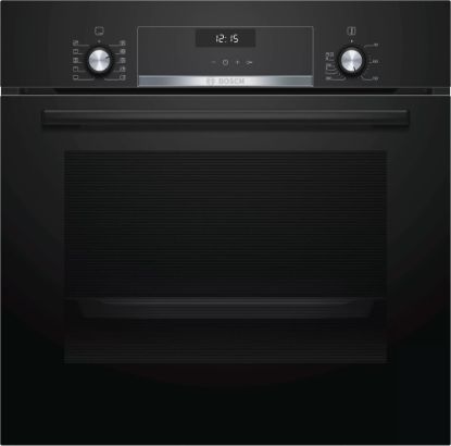  Зображення Духова шафа Bosch електрична, 66л, A, дисплей, конвекція, чорний 