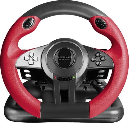  Зображення Кермо Speedlink Trailblazer Racing Wheel PC/Xbox One/PS3/PS4 Black/Red (SL-450500-BK) 