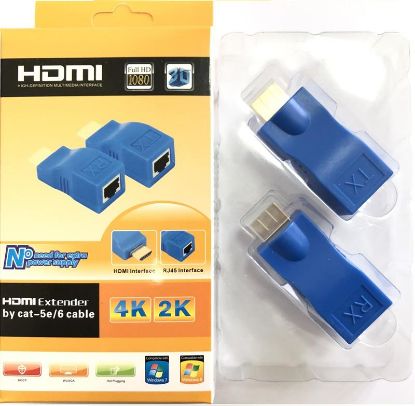  Зображення Удлинитель HDMI по витой паре до 30 м Atcom 