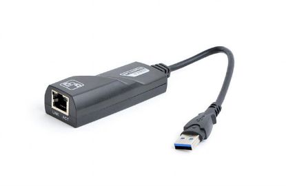  Зображення Адаптер USB3.0-LAN Ethernet 10/100/1000Mbps Gembird NIC-U3-02 