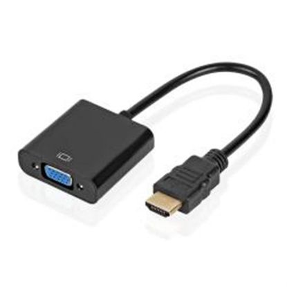  Зображення Адаптер Atcom (9220) HDMI - VGA, 0.1м, чорний 