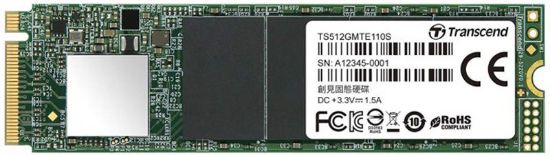 Зображення Накопичувач SSD Transcend M.2  512GB PCIe 3.0 MTE110 