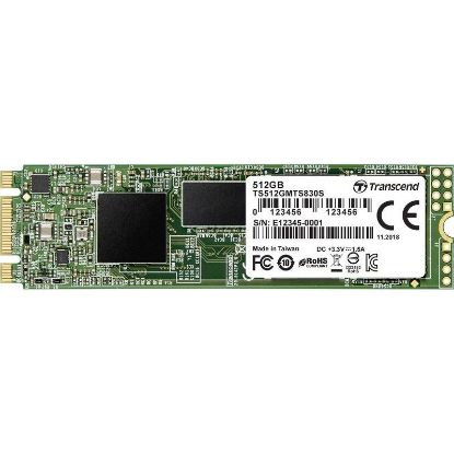  Зображення Твердотільний диск M.2   512GB  Transcend 830S   (SATA 6Gb/s, 3D NAND, up to 560/500 MB/s)  (TS512GMTS830S)) 