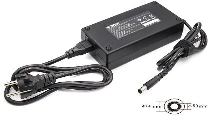  Зображення Блок живлення до ноутбуку PowerPlant DELL 220V, 19.5V 180W 9.23A (7.4*5.0) (DL180G7450) 