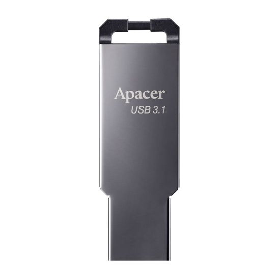  Зображення USB флеш накопичувач Apacer 32GB AH360 Ashy USB 3.1 Gen1 (AP32GAH360A-1) 