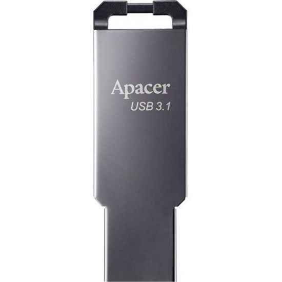  Зображення Накопичувач Apacer  64GB USB 3.1 Type-A AH360 Ashy 