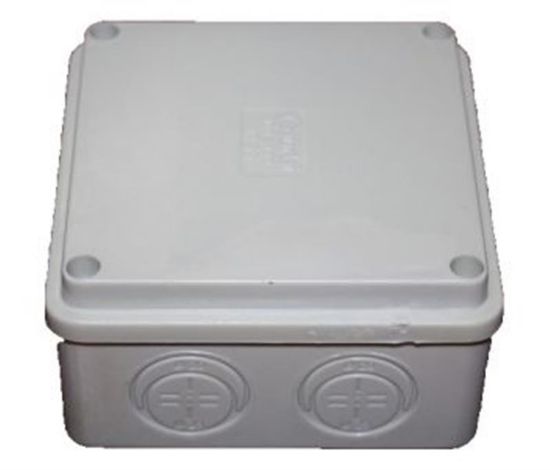 Зображення Коробка розподільна Courbi 100x100x50 сіра 