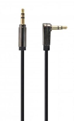  Зображення Кабель audio Cablexpert CCAPB-444L-1M стерео аудіо, 3.5 мм кутовий M/M 3.5мм, 1,0 м.) 