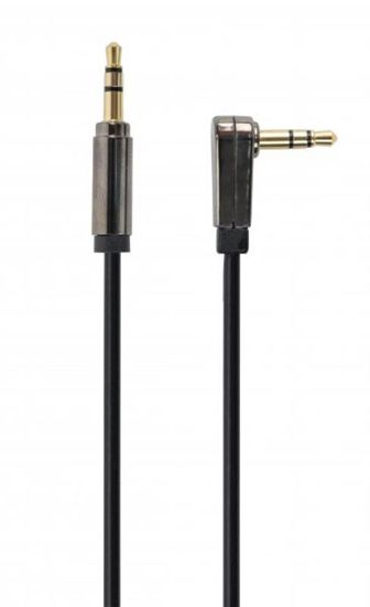  Зображення Кабель audio Cablexpert CCAPB-444L-1M стерео аудіо, 3.5 мм кутовий M/M 3.5мм, 1,0 м.) 