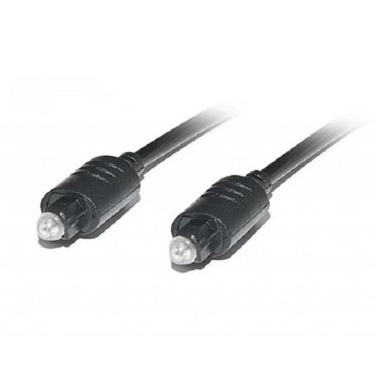  Зображення Кабель мультимедійний Optical Toslink M-M 1m black REAL-EL (EL123500036) 