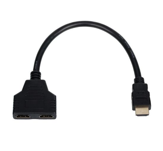  Зображення Адаптер HDMI male - 2хHDMI female (10901) Atcom 