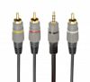  Зображення Аудіо-кабель Cablexpert 3.5мм-3RCA 1,5m (CCAP-4P3R-1.5M) 