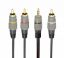  Зображення Аудіо-кабель Cablexpert 3.5мм-3RCA 1,5m (CCAP-4P3R-1.5M) 