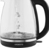  Зображення Електрочайник  Ardesto  EKL-F100, 1.7л, скло, STRIX, чорний 