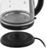  Зображення Електрочайник  Ardesto  EKL-F100, 1.7л, скло, STRIX, чорний 