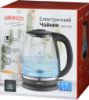  Зображення Електрочайник  Ardesto  EKL-F100, 1.7л, скло, STRIX, чорний 