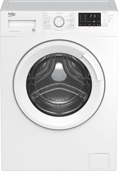  Зображення Пральна машина Beko фронтальна, 7кг, 1000, A+++, 45см, дисплей, білий 