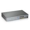  Зображення Комутатор ZYXEL GS1300-10HP (1хGE, 8xGE PoE, 1хSFP, Max PoE 130W, метал, extended range)) 