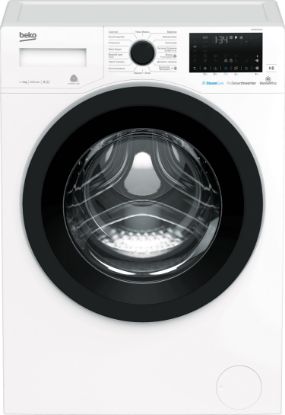  Зображення Пральна машина Beko фронтальна, 6кг, 1200, A+++, 45см, дисплей, пар, інвертор, SMART, білий 