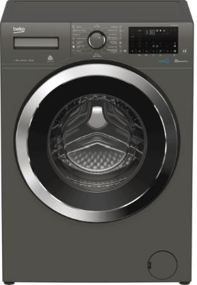  Зображення Пральна машина Beko фронтальна, 7кг, 1200, A+++, 45см, дисплей, пар, інвертор, SMART, cріблястий 