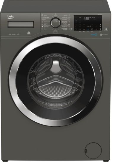  Зображення Пральна машина Beko фронтальна, 7кг, 1200, A+++, 45см, дисплей, пар, інвертор, SMART, cріблястий 