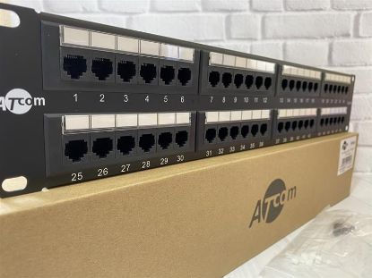  Зображення Патчпанель 19" Atcom 48 портів UTP 2U cat.5 (P5148) 