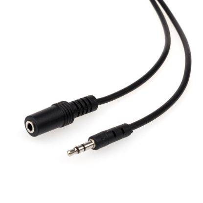  Зображення Аудіо-кабель 3,5mm/3,5mm (подовжувач) Atcom (16846), 0.8m Black 