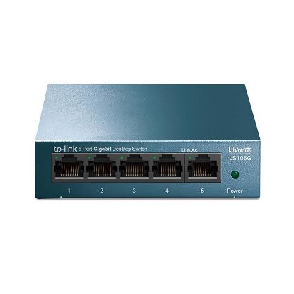  Зображення Комутатор TP-LINK LiteWave LS105G 5xGE некерований метал. корпус 