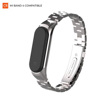  Зображення Ремінець Armorstandart Metal для Xiaomi Mi Band 4/3 Silver (ARM55550) 