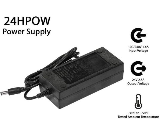  Зображення Блок живлення MikroTik 24HPOW 24V 2.5A High Power 