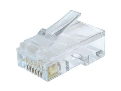  Зображення Конектор RJ-45 Cablexpert LC-8P8C-002/50  8P8C модульна вилка, позолочені контакти  (50 ШТ)  ) 